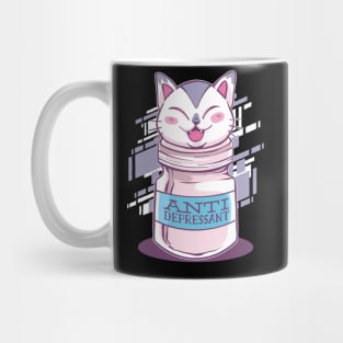 Antidepressant cat Mug